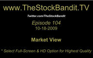 TSBTV#104 - Market View 10-18-2009