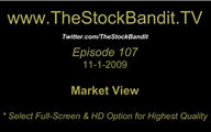 TSBTV#107 - Market View 11-1-2009