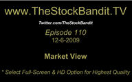 TSBTV#110 - Market View 12-6-2009