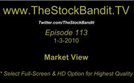 TSBTV#113 - Market View 1-3-2010