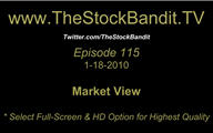 TSBTV#115 - Market View 1-18-2010