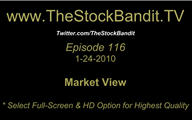 TSBTV#116 - Market View 1-24-2010