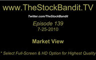 TSBTV#139 - Market View 7-25-2010