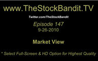 TSBTV#147 - Market View 9-26-2010