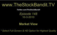 TSBTV#148 - Market View 10-3-2010